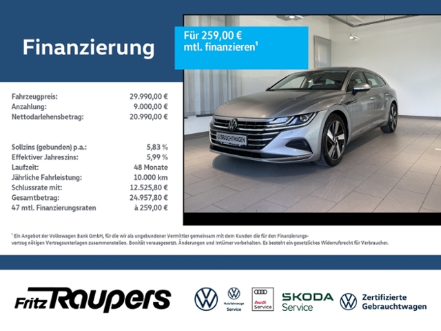 VW Arteon Shooting Brake 2.0 TDI DSG 4Mot. Elegance