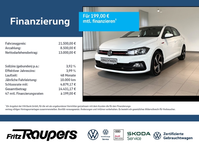 VW Polo 2.0 TSI DSG GTI +SITZHEIZNG+PDC