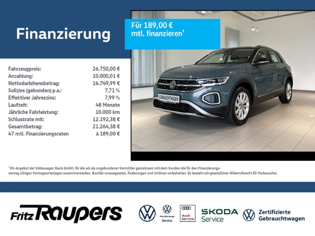 VW T-Roc 1.5 TSI DSG Style +NAVI+AHK+PDC