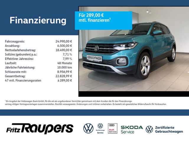 VW T-Cross 1.0 TSI DSG Style +KAMERA+NAVI