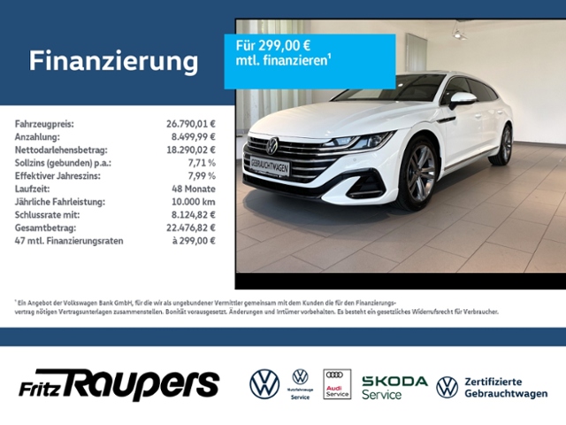 VW Arteon Shooting Brake TDI R-Line +PANODACH+NAVI