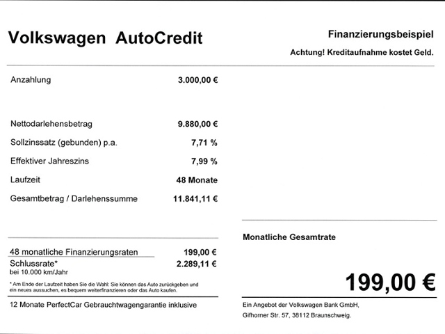 VW Polo 1.0 KLIMA+NAVI