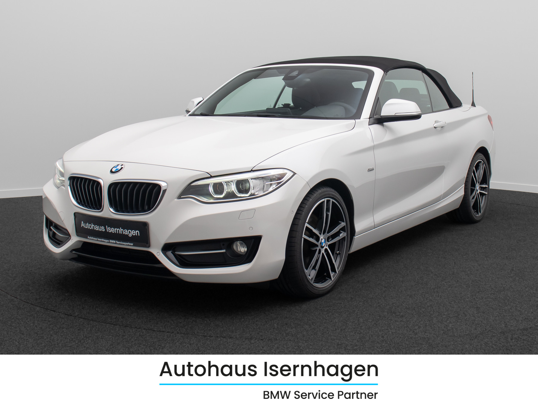 BMW 220d Cabrio Sport Line HiFi PDC Alarm Leder 18